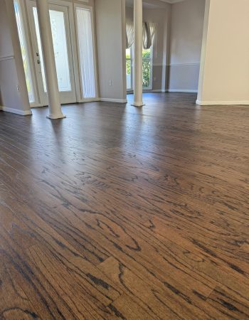 Refinishing hardwood floors